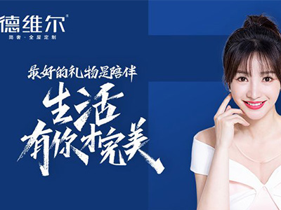 柳岩代言德维尔定制家居，开启理想之家